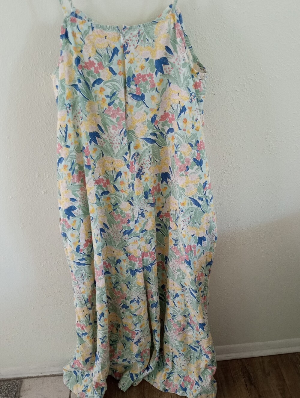 NORDSTROM'S Linen Blend Botanical Print Jumpsuit | XL - Picture 6 of 7